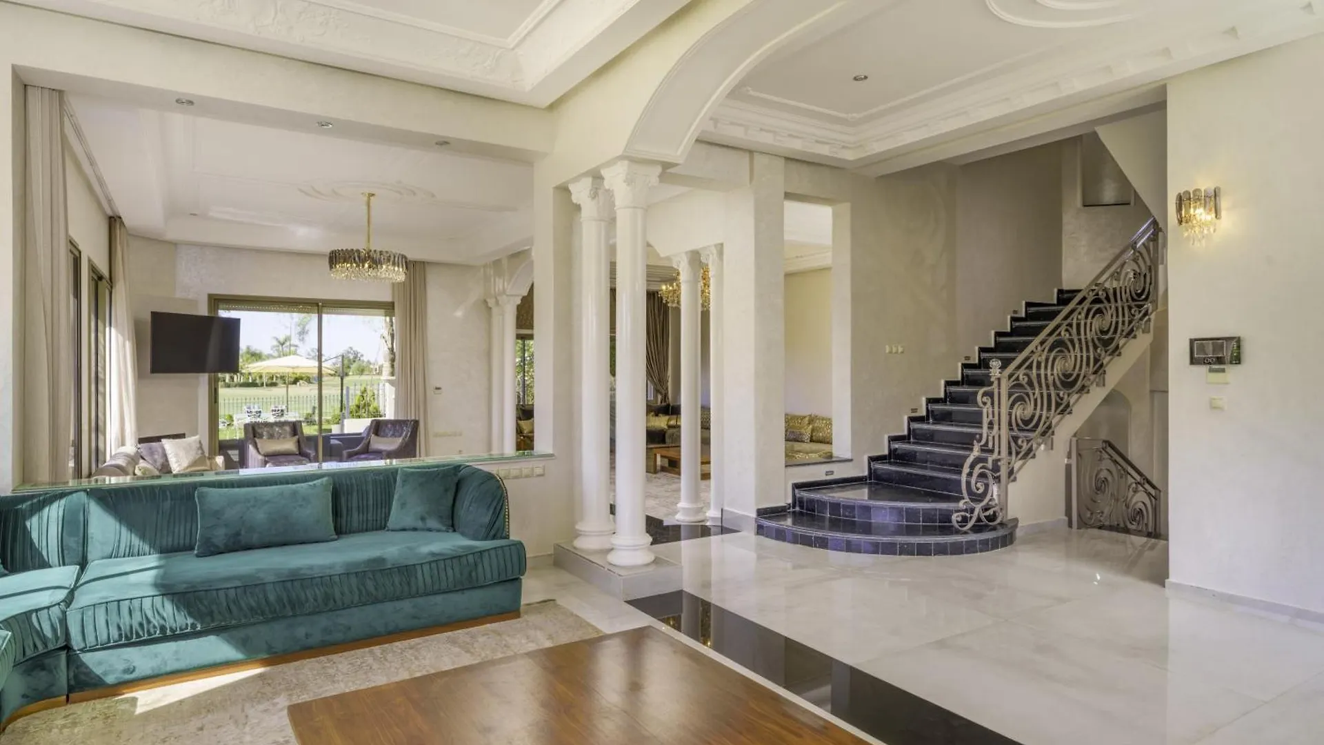 Villa Naciri En Plein Golf Avec Vue Sur Atlas Marakeş Fas