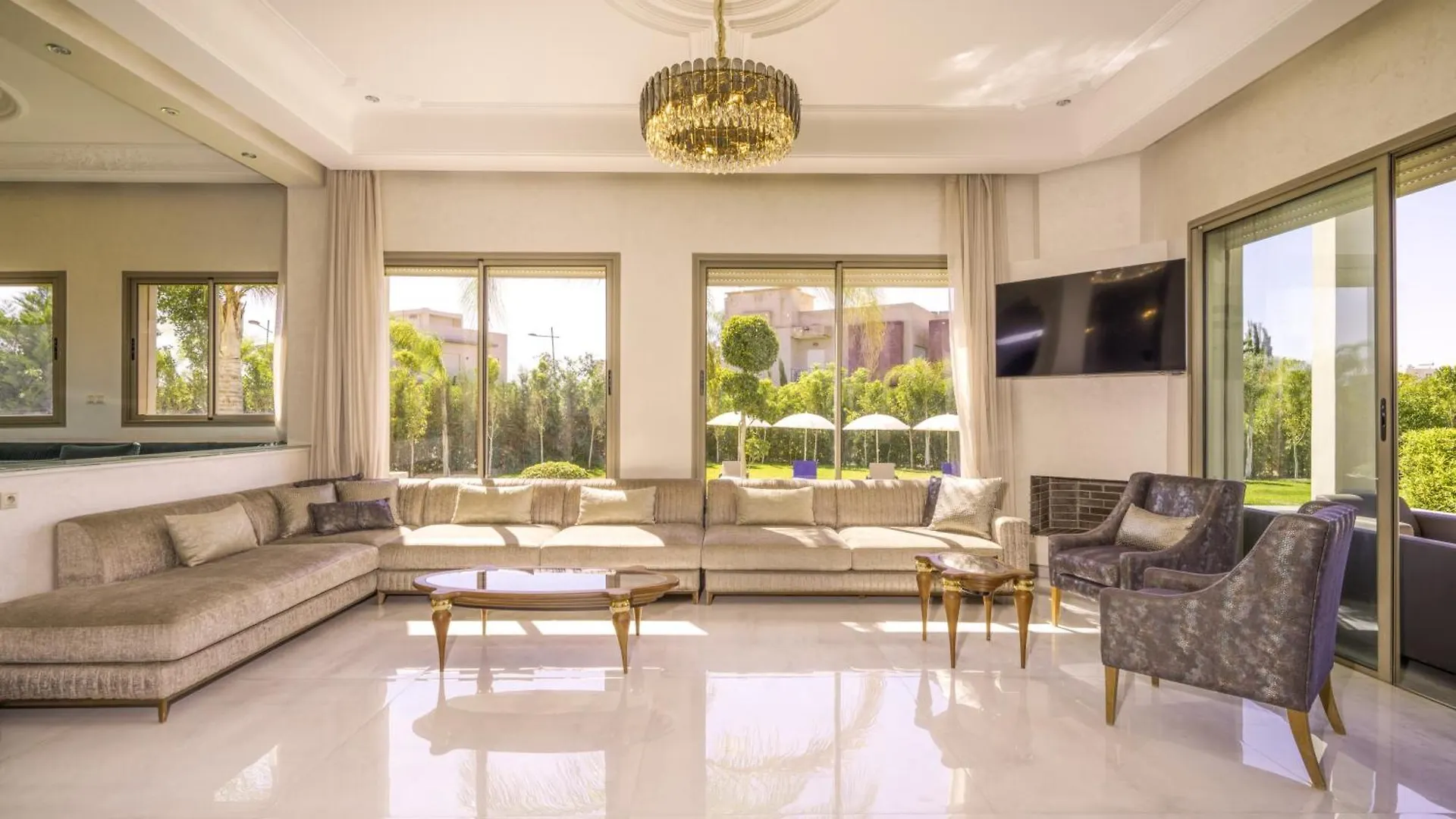 Villa Naciri En Plein Golf Avec Vue Sur Atlas Marakeş