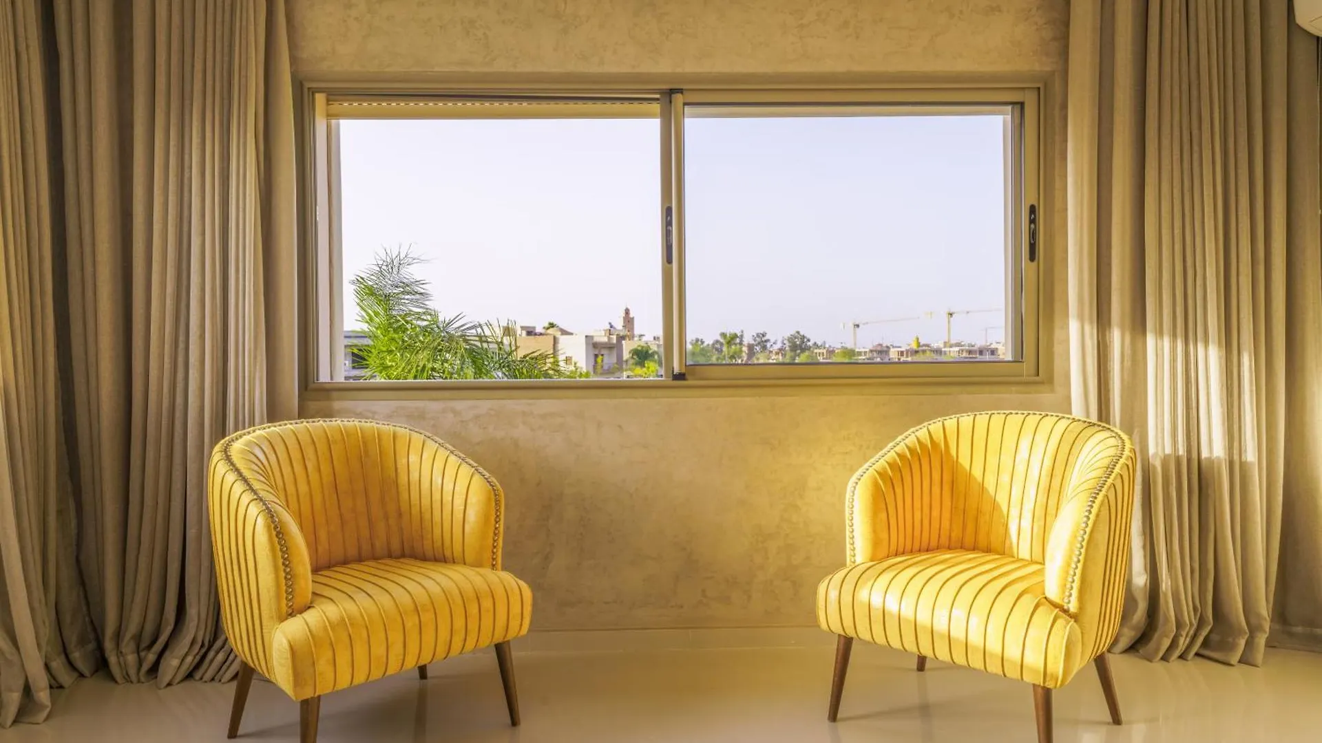 Villa Naciri En Plein Golf Avec Vue Sur Atlas Marakeş Fas