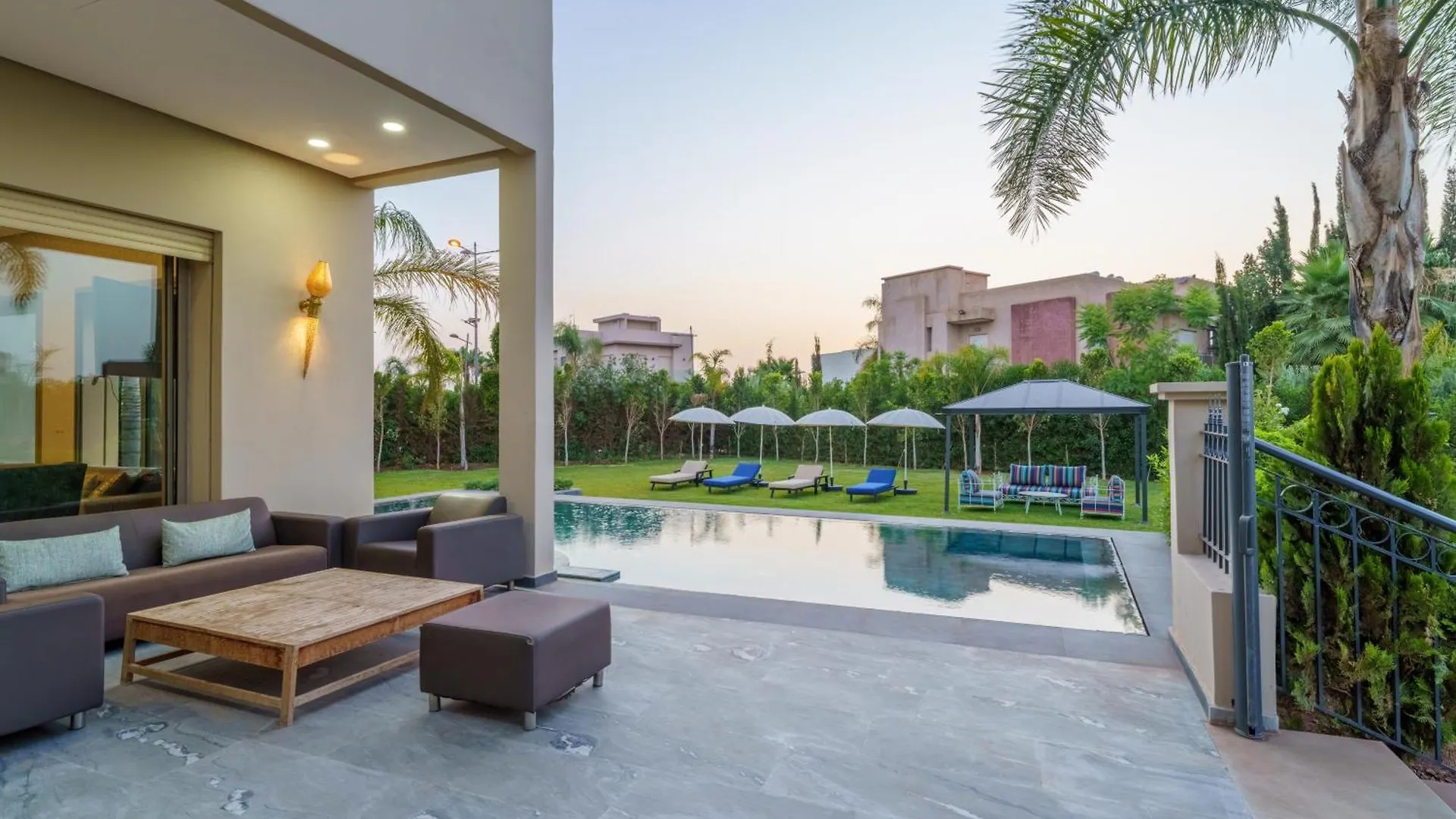 Villa Naciri En Plein Golf Avec Vue Sur Atlas Marakeş