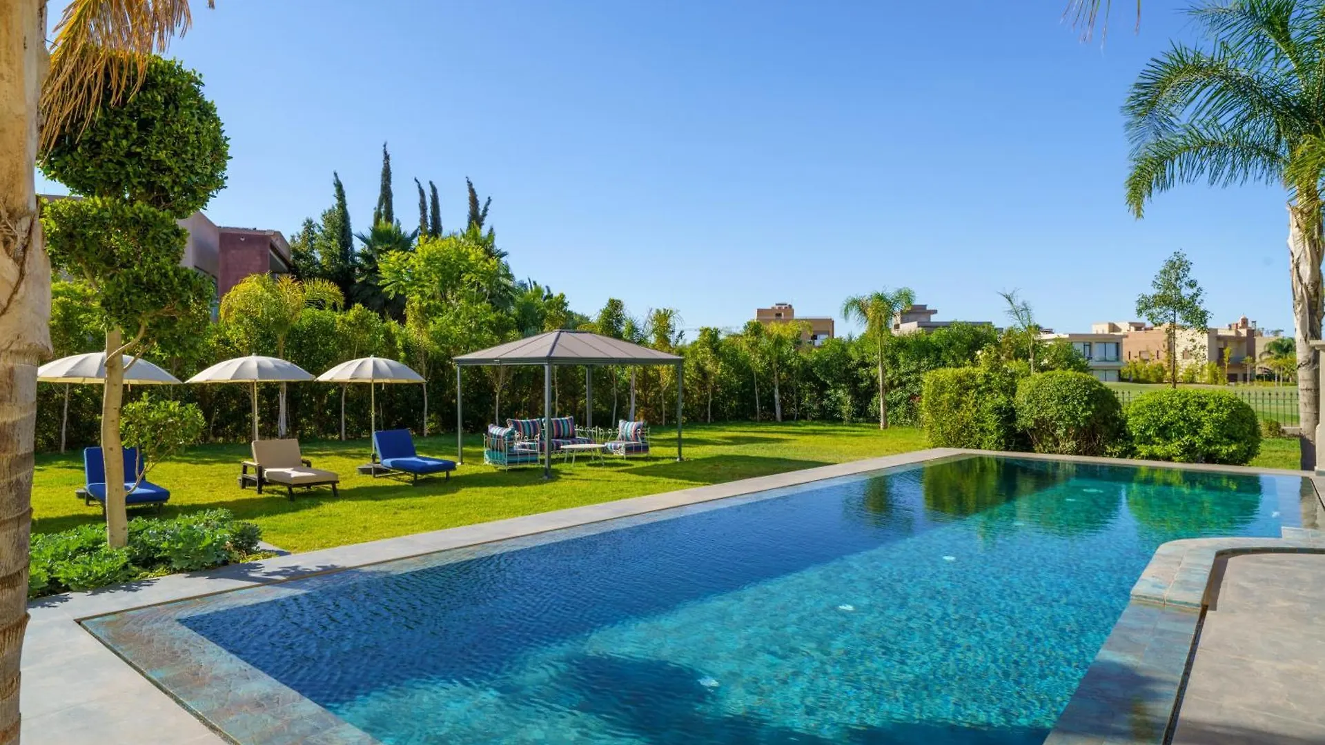 Villa Naciri En Plein Golf Avec Vue Sur Atlas Marakeş Fas