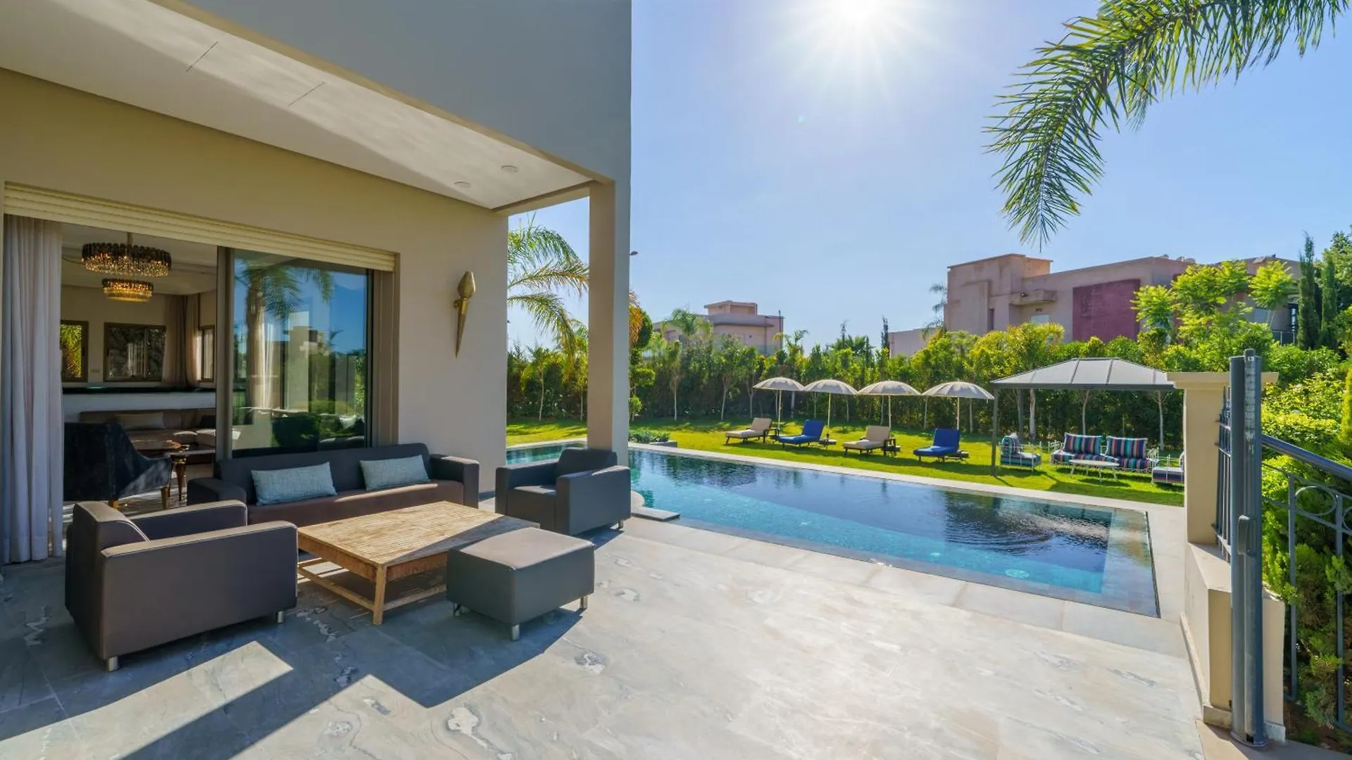 Villa Naciri En Plein Golf Avec Vue Sur Atlas Marakeş