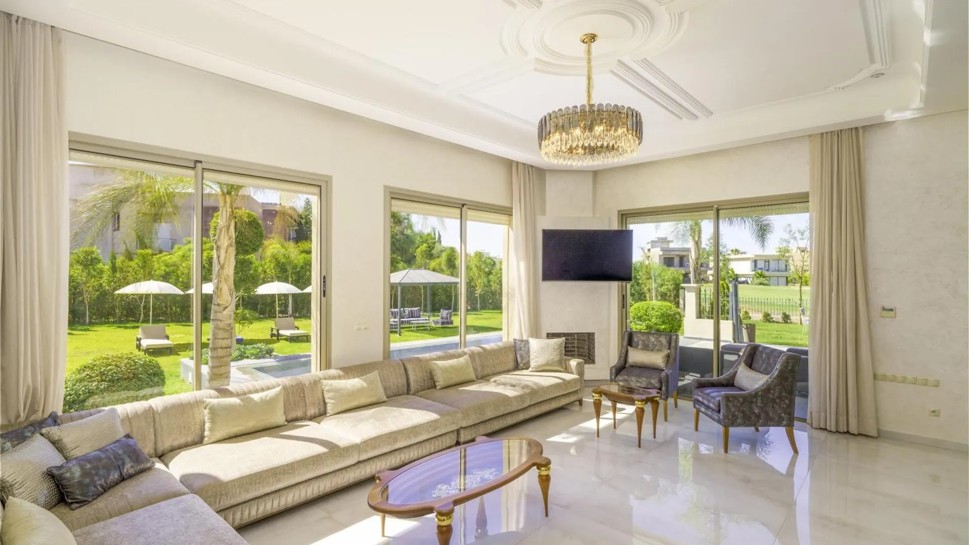 Villa Naciri En Plein Golf Avec Vue Sur Atlas Marrakesh Morocco