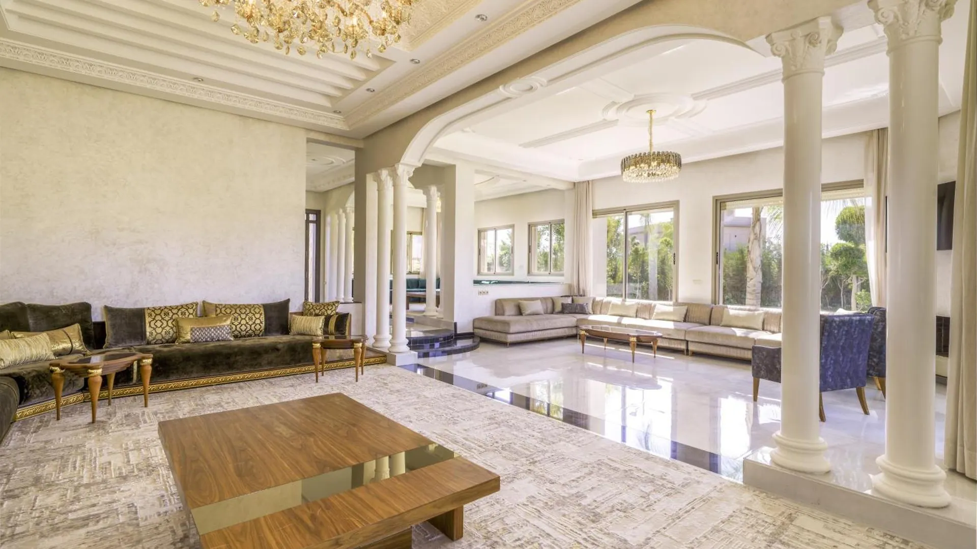 Villa Naciri En Plein Golf Avec Vue Sur Atlas Marrakesh Morocco