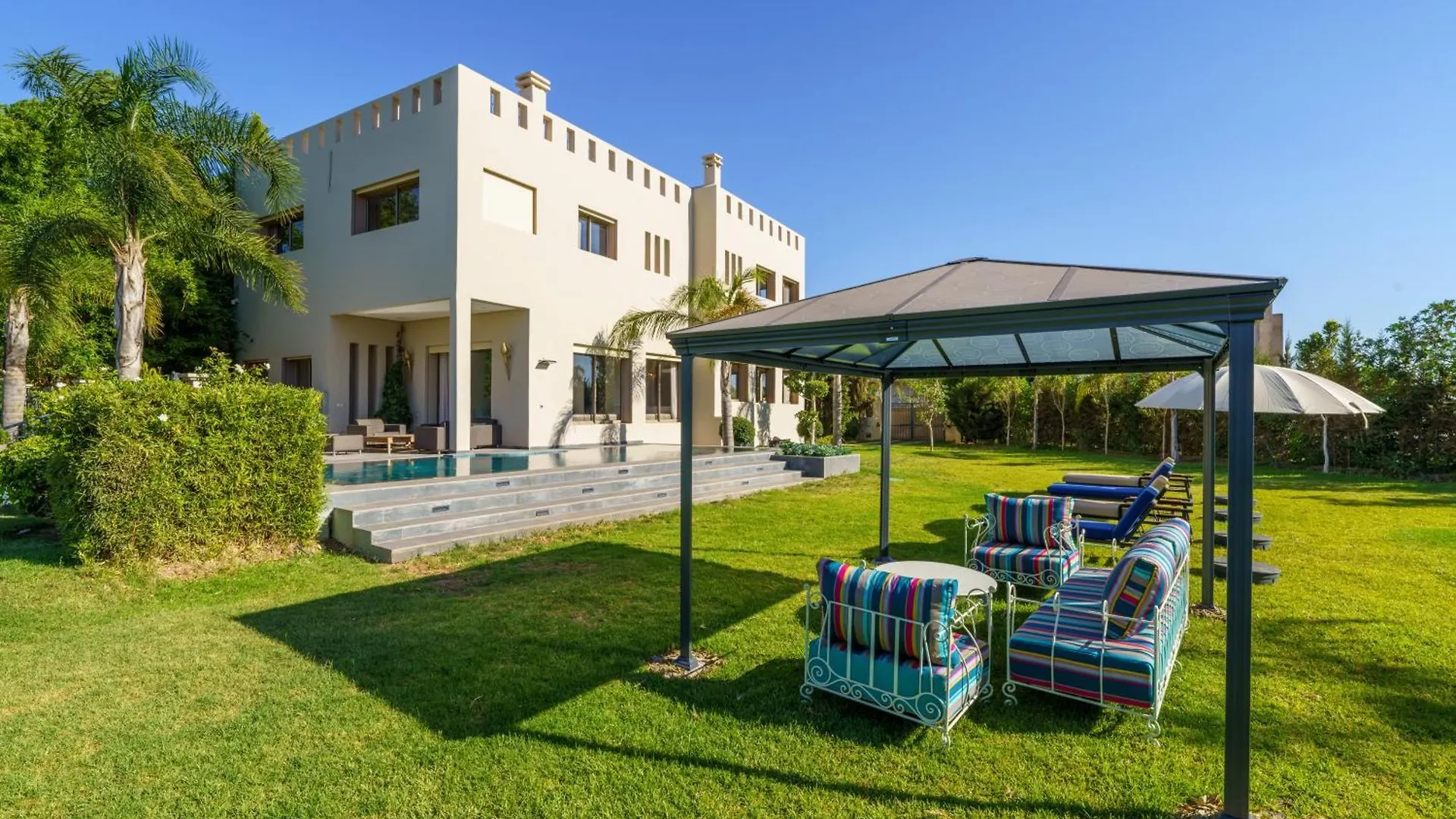 Villa Naciri En Plein Golf Avec Vue Sur Atlas Marrakesh
