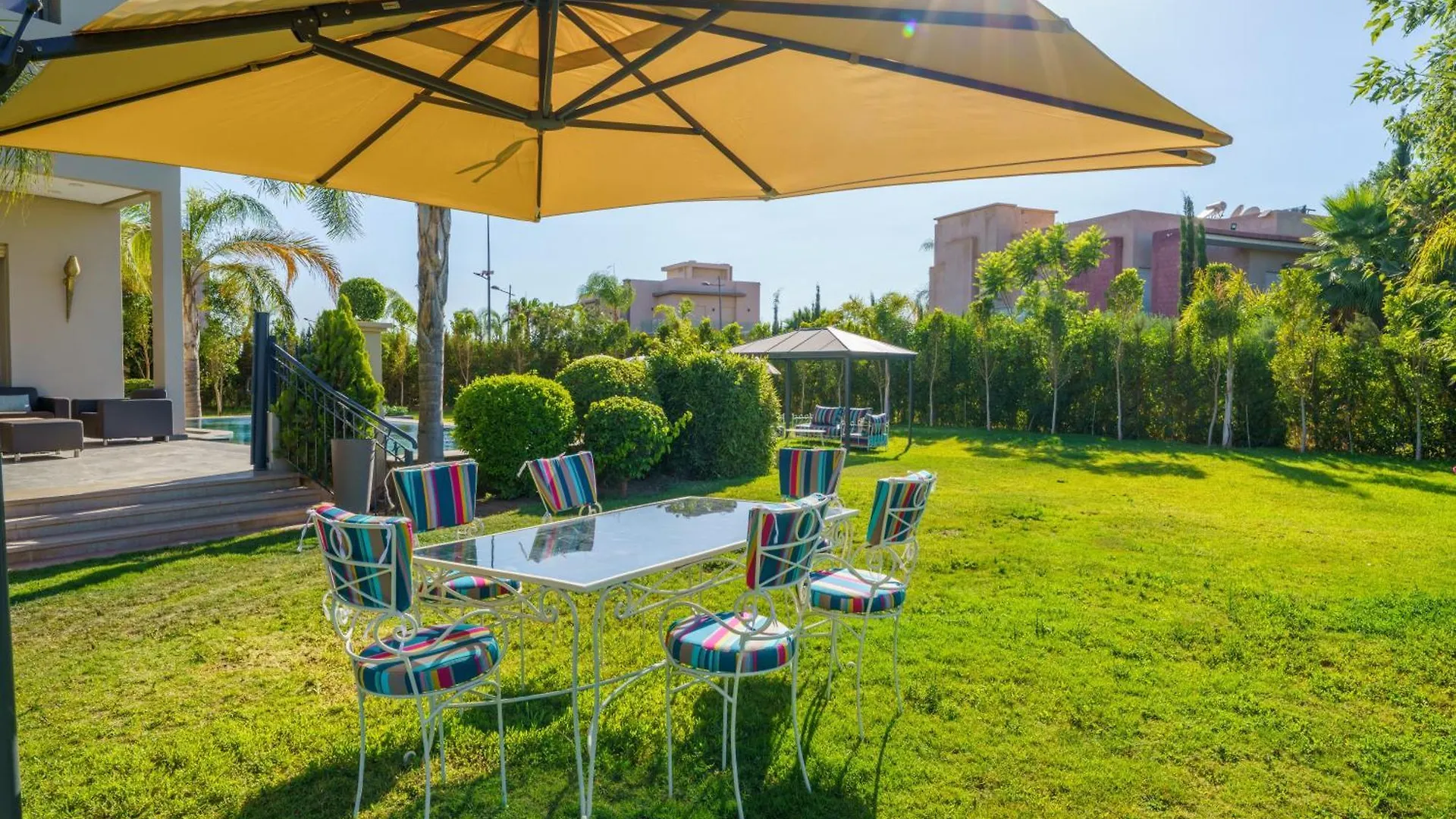 Villa Naciri En Plein Golf Avec Vue Sur Atlas Marrakesh Maroc